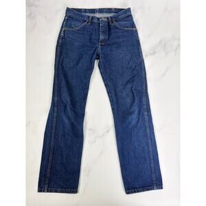 Rustler Jeans Men 30x30 Straight Leg Blue Denim Workwear Classic 100% Cotton